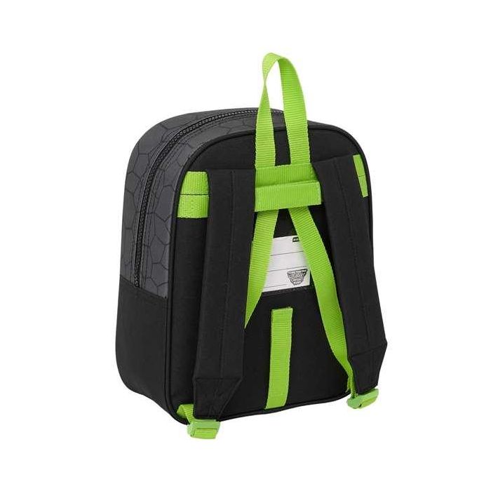 Mochila Escolar Teenage Mutant Ninja Turtles Negro Gris 22 x 27 x 10 cm 1