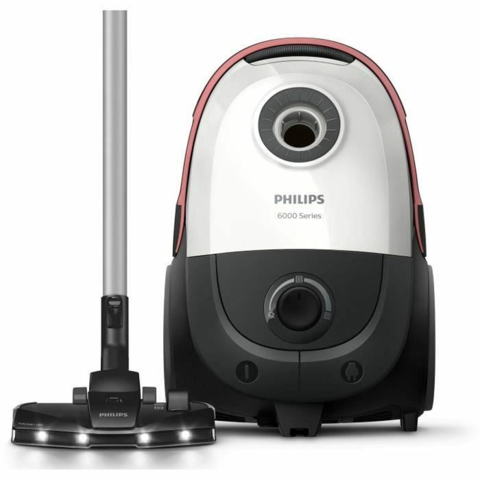 Philips XD6122/12 Aspirador cilíndrico con bolsa, 900 W, 4 L, Blanco polar 4 Philips XD6122/12 Aspirador cilíndrico con bolsa, 900 W, 4 L, Blanco polar 4
