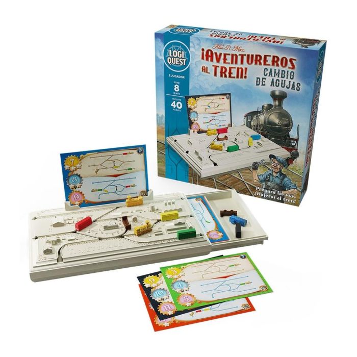 Mixlore MIXLQ02ES Juego de Mesa Logiquest ¡Aventureros Al Tren! Juego de estrategia en era de locomotoras 1 Mixlore MIXLQ02ES Juego de Mesa Logiquest ¡Aventureros Al Tren! Juego de estrategia en era de locomotoras 1