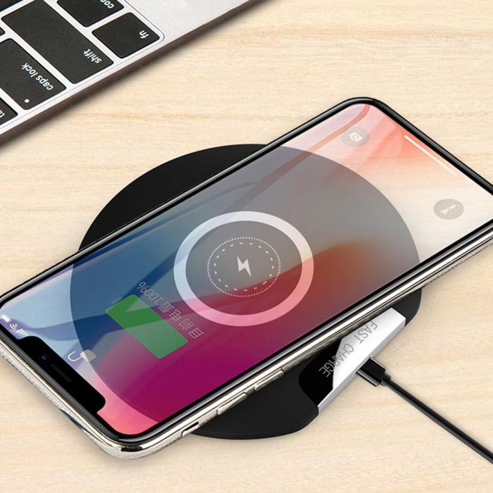 Be Mix Cargador Inalámbrico Inducción Alta Tecnología Carga Rápida Compatible iPhone y Android 4