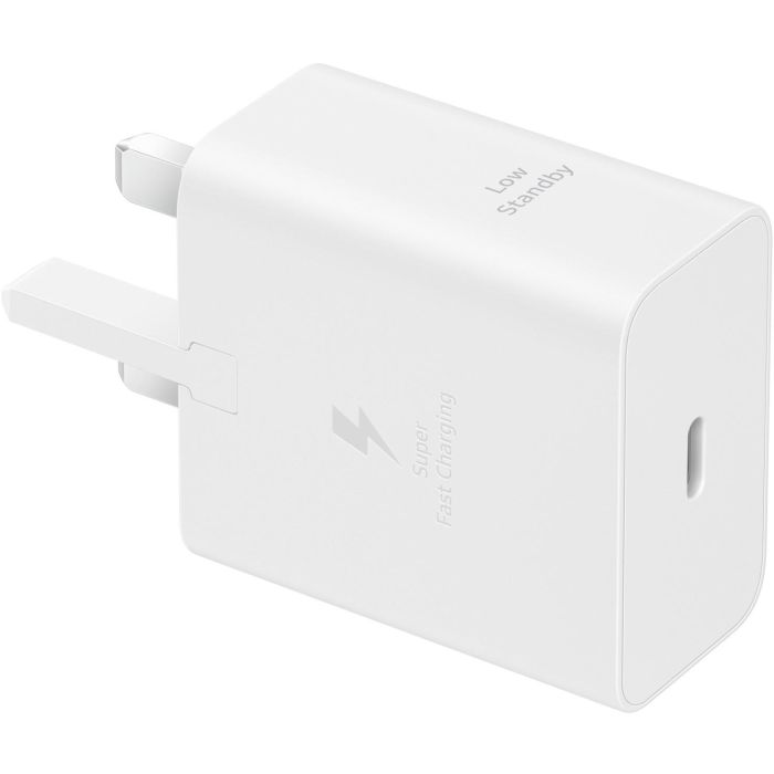 Samsung Cargador Rápido 45W EP-T4511 con Cable USB-C Blanco Super Fast Charging 2.0 21