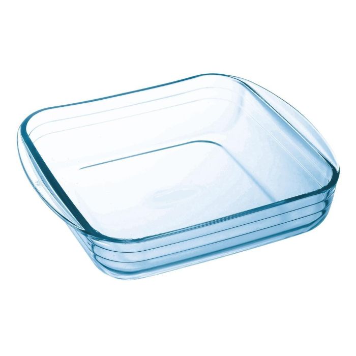 Ô Cuisine Fuente Horno Cuadrada Vidrio Borosilicato 20x17x6 cm - Apta Horno, Microondas, Congelador, Lavavajillas, Resistente hasta 300°C 0 Ô Cuisine Fuente Horno Cuadrada Vidrio Borosilicato 20x17x6 cm - Apta Horno, Microondas, Congelador, Lavavajillas, Resistente hasta 300°C 0