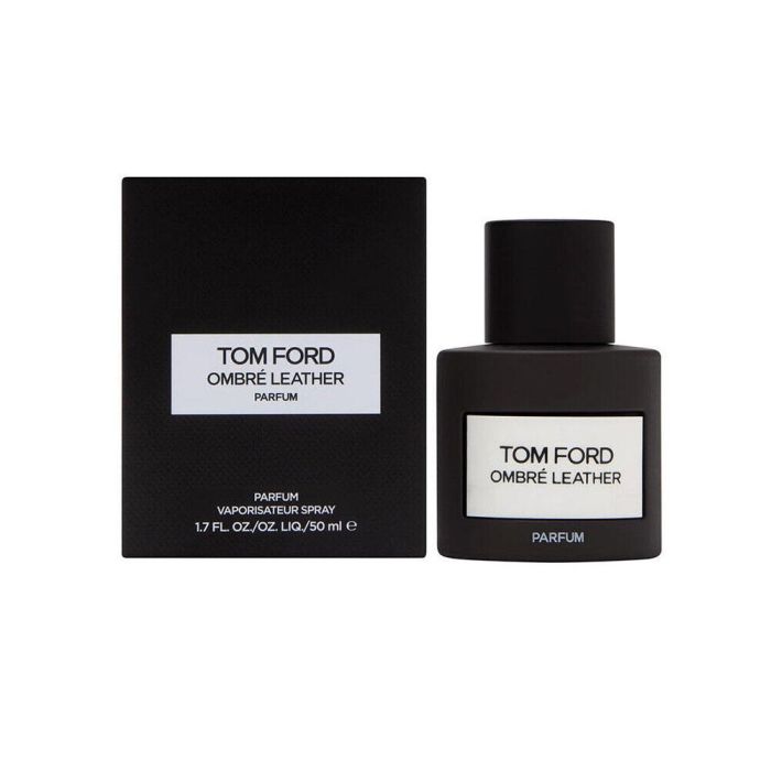 Tom Ford Ombre Leather Parfum 50 mL – Fragancia de Cuero Floral y Especias con Notas de Pachulí, Vetiver, Jazmín Sambac y Ámbar
