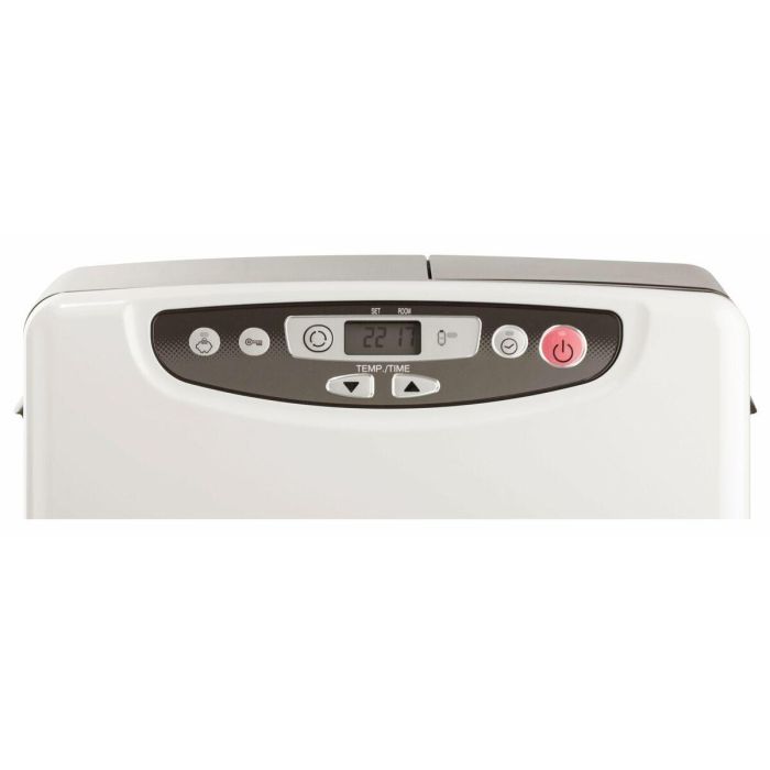 Qlima Estufa de Gasoleo Electrónica SRE 9046C2 - Hasta 54 m² - Depósito 9L - Silenciosa - Blanco y Negro