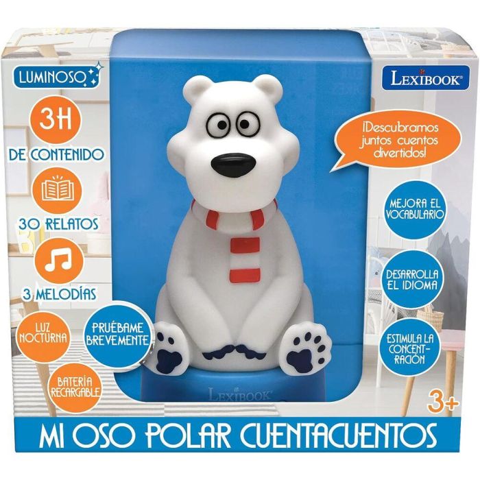 Oso 3D Luz nocturna contandor de historias 0 Oso 3D Luz nocturna contandor de historias 0