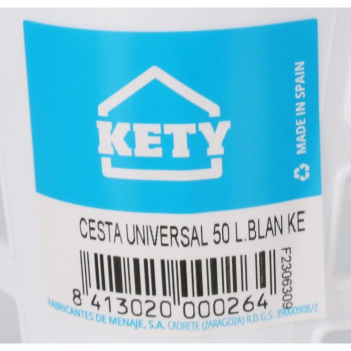 Cesto de Ropa Kety 50 Litros (6 Unidades) 1 Cesto de Ropa Kety 50 Litros (6 Unidades) 1