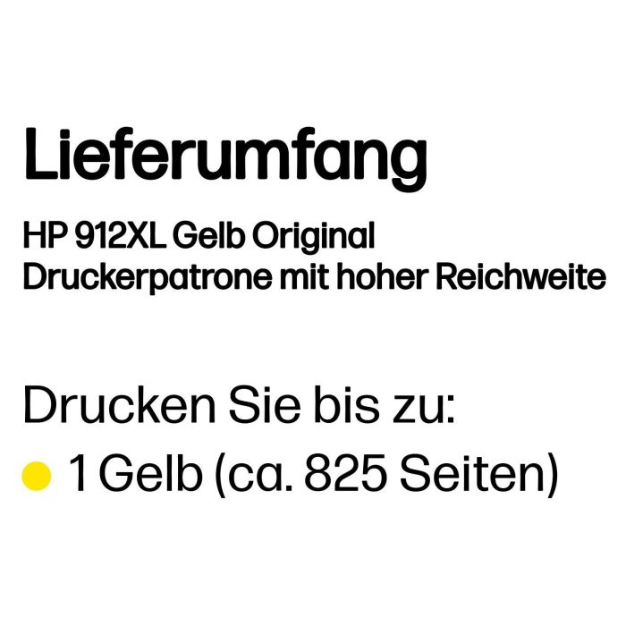 HP nº912XL Cartucho Amarillo 2