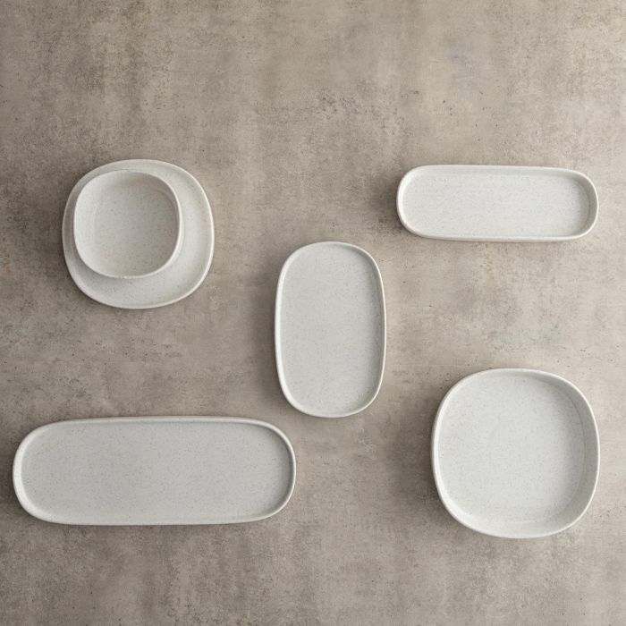 Bandeja Porcelana Alumina Elite Bidasoa 18,5x11,5 cm (8 Unidades) 2 Bandeja Porcelana Alumina Elite Bidasoa 18,5x11,5 cm (8 Unidades) 2