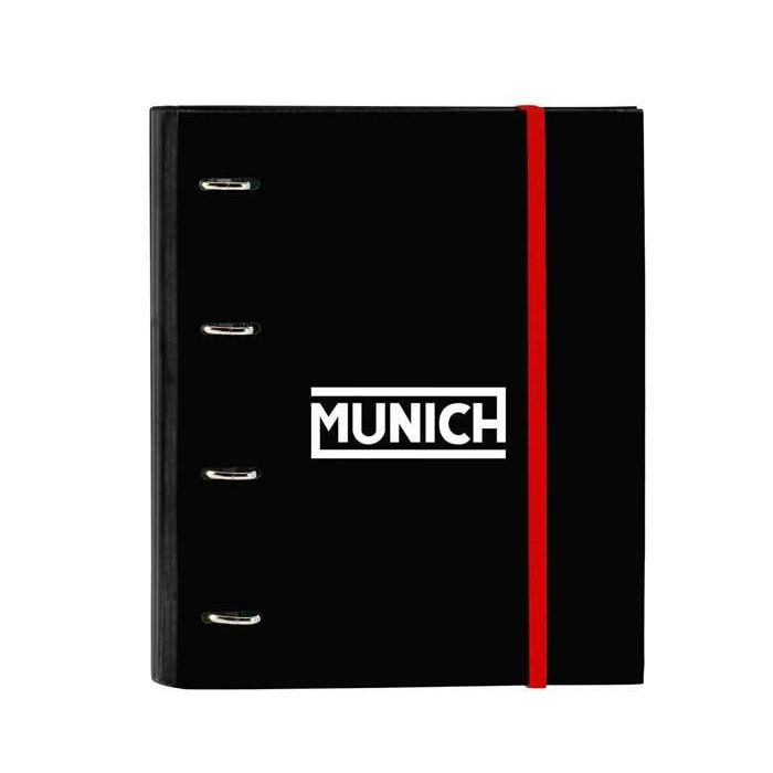 Munich Carpeta "Vulcan" 4 Anillas 35mm con Recambio 27x32x3,5 cm