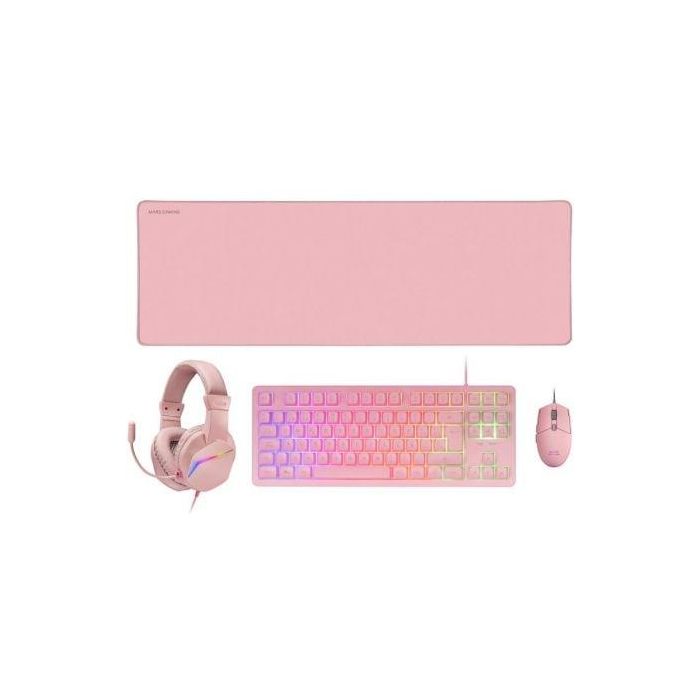 Mars Gaming MCP-RGB3P Pack Gaming 4 en 1: Teclado TKL H-Mech RGB, Ratón Ultraligero 3200 DPI, Auriculares FRGB Cancelación Ruido, Alfombrilla XXL, Multiplataforma 0 Mars Gaming MCP-RGB3P Pack Gaming 4 en 1: Teclado TKL H-Mech RGB, Ratón Ultraligero 3200 DPI, Auriculares FRGB Cancelación Ruido, Alfombrilla XXL, Multiplataforma 0