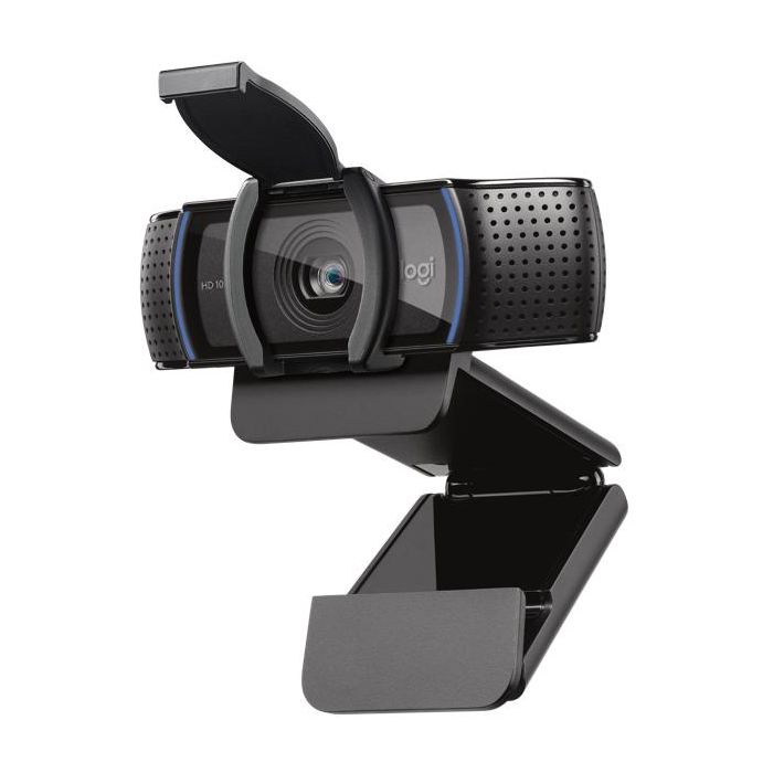 Logitech 960-001360 Webcam C920e Full HD 1080p, Enfoque Automático, Micrófonos Estéreo, Tapa Privacidad, 78° FoV