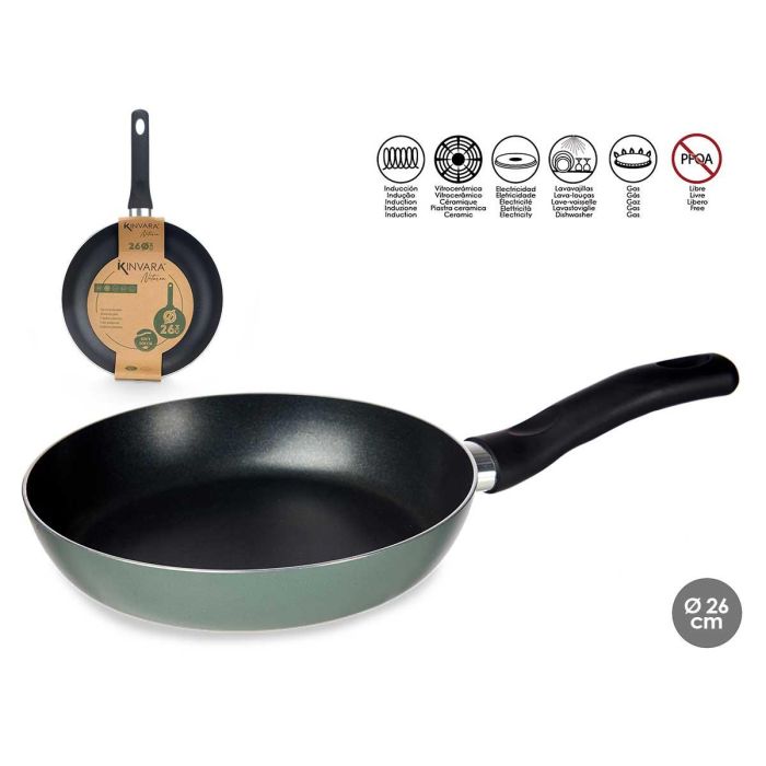 Sarten Aluminio 26Cm Verde Kinvara (6 Unidades) Sarten Aluminio 26Cm Verde Kinvara (6 Unidades)