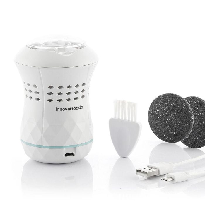 Lima de Pedicura Recargable con Aspirador Integrado Sofeem InnovaGoods 3 Lima de Pedicura Recargable con Aspirador Integrado Sofeem InnovaGoods 3