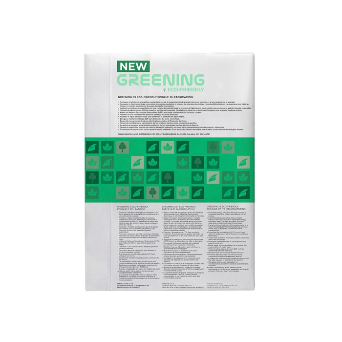 Greening Papel Multifuncion A4 75 gramos Paquete 500 Hojas 5