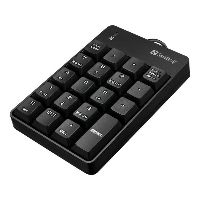 Sandberg Teclado Numérico USB con Cable para Portátil y PC - Entrada de Números Rápida, Plug & Play 0 Sandberg Teclado Numérico USB con Cable para Portátil y PC - Entrada de Números Rápida, Plug & Play 0