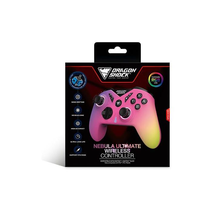 Dragonshock Nebula Ultimate Multicolor Bluetooth Gamepad Nintendo Switch 6