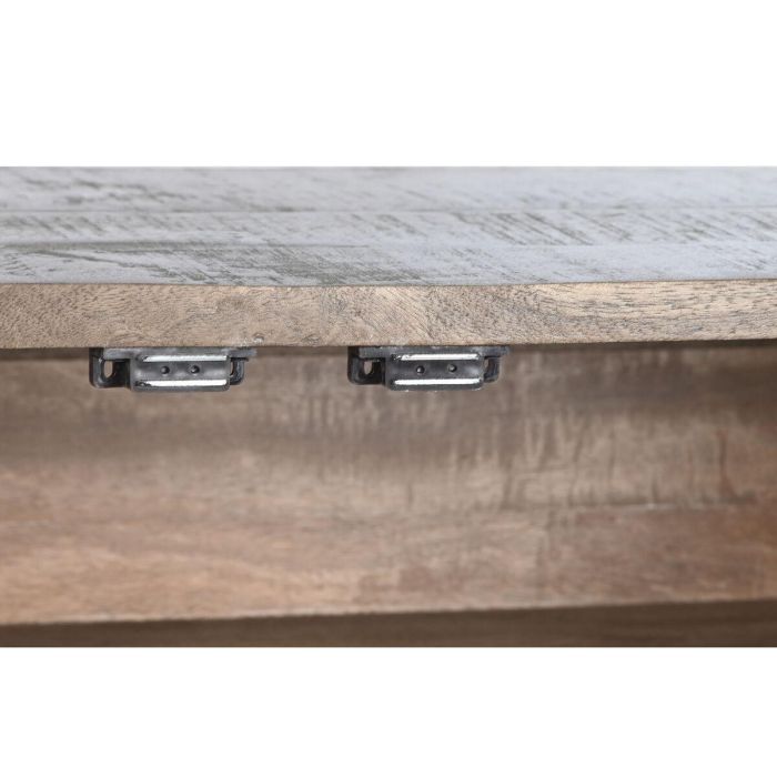 Aparador DKD Home Decor Marrón oscuro Gris oscuro Metal Madera de mango 180 x 40 x 80 cm 4 Aparador DKD Home Decor Marrón oscuro Gris oscuro Metal Madera de mango 180 x 40 x 80 cm 4
