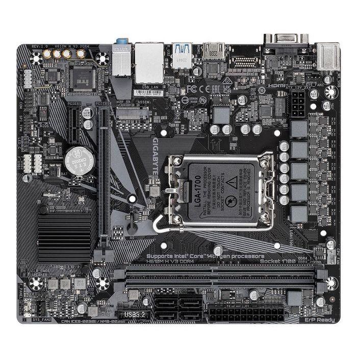Gigabyte Placa Base H610M H V3 DDR4 Micro ATX para Intel LGA1700 3