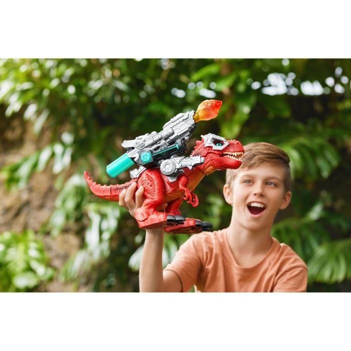 ZURU AAAAL87529 Robotic Dino Wars Giant Battling T-Rex Mega-Rex con armadura, rugidos y movimientos realistas 2