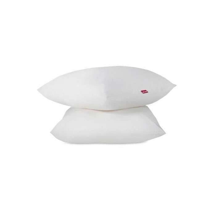 ABEIL Juego de 2 almohadas Aerelle Cool Night - 60 x 60 cm - Blanco 2