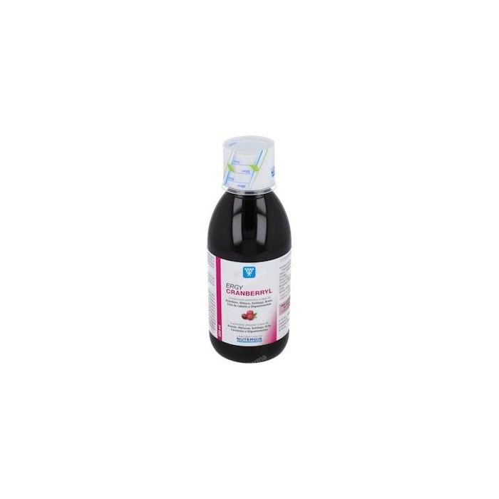 NUTERGIA Ergycranberryl 250ml para Vías Urinarias con Arándano Rojo, Hibisco y Oligoelementos