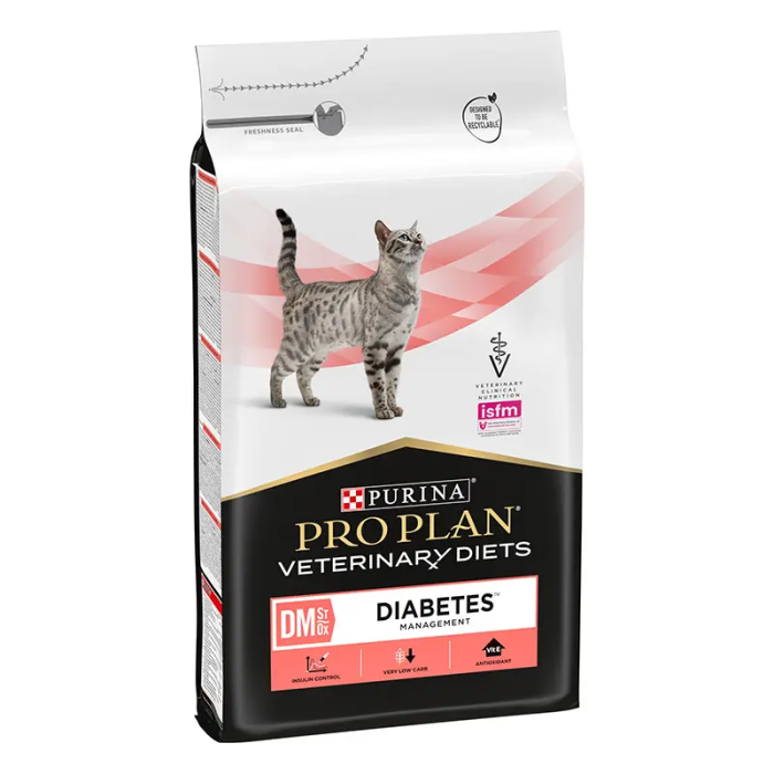 Purina Pro Plan Diet Feline DM - Alimento para Gatos con Diabetes, 5 kg Purina Pro Plan Diet Feline DM - Alimento para Gatos con Diabetes, 5 kg