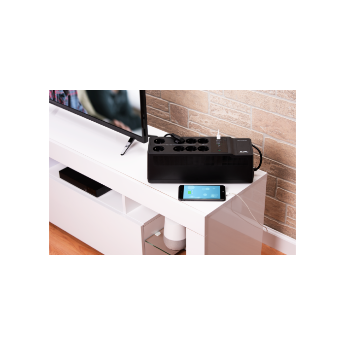 APC BE850G2-GR Sistema de Alimentación Ininterrumpida (UPS) 0,85 kVA 520 W 8 Salidas AC 2