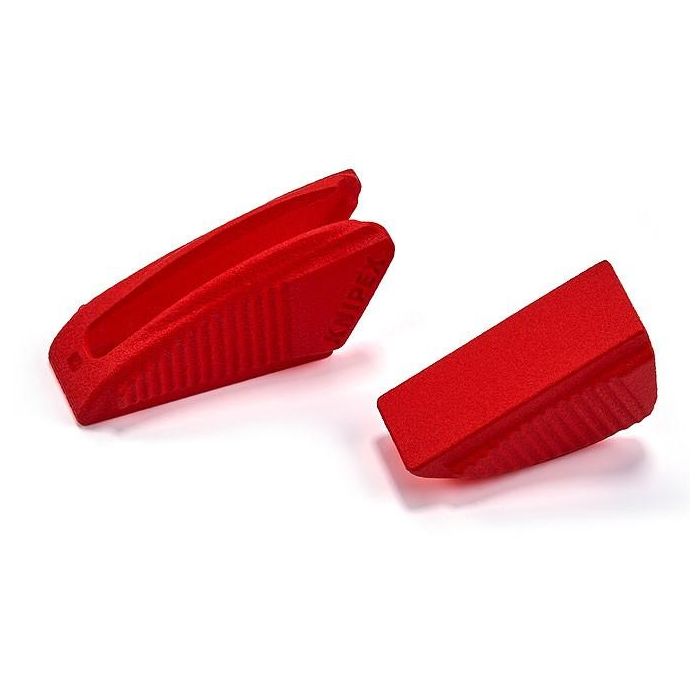 Knipex 86-250 Schonbacken (3 Pares) - Mordazas Protectoras de Plástico Rojo para Alicates Knipex 86 09 250 V01 (6 Piezas)