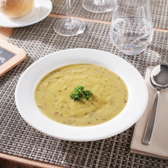 Arcoroc Set 6 Platos Hondos Intensity White Vidrio 22 cm 3