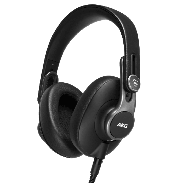 AKG K371 Auriculares Cerrados Profesionales Plegables con Drivers de 50 mm y Respuesta de 5-40000 Hz
