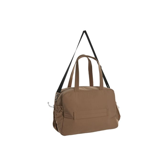 DKD Home Decor Bolso Urban Beige Verde 42 x 30 x 19 cm (3 Unidades) Nylon Poliester 1