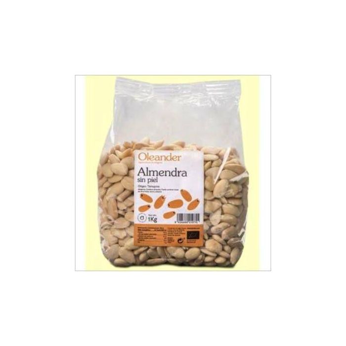 OLEANDER Almendra Cruda Repelada Ecológica 1kg – Rica en Proteínas y Ácidos Grasos Saludables, Ideal para Alimentación Vegana