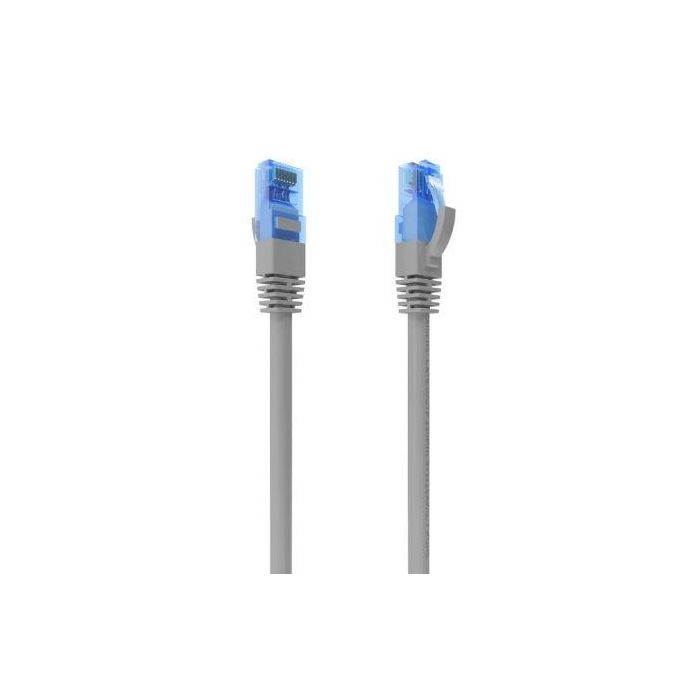 AISENS A135-0779 Latiguillo Cable Red RJ45 Cat.6 UTP AWG26 CCA 4m Gris