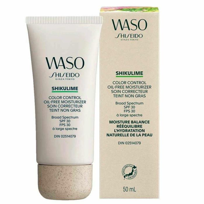 Shiseido Waso Shikulime Color Control Oil-Free Moisturizer SPF 30, Hidratante Facial con Color sin Aceites, Tono Uniforme y Protección UV, 50 ml - M100203-702 2