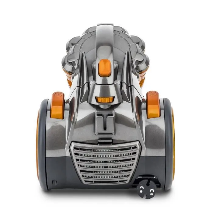 Hkoenig HKO3760124955040 Aspirador Multiciclónico Compacto Sin Bolsa, Tubo Telescópico de Aluminio, Clase A 1