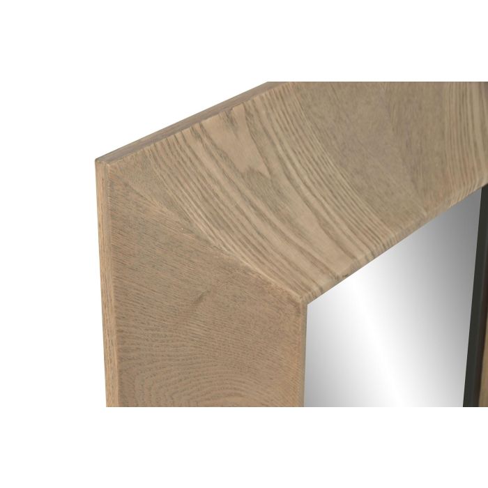 DKD Home Decor Espejo Curva Elegant Estilo Sixties Marron 7 x 100 x 60 cm 1