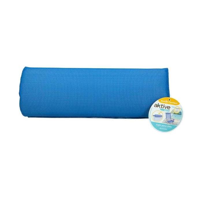 Cojín para silla de playa de textileno azul aktive 35x14x5cm 9 Cojín para silla de playa de textileno azul aktive 35x14x5cm 9
