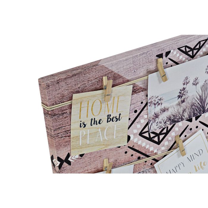 DKD Home Decor Portafotos Marron Lienzo Etnico 50.5 x 3.5 x 70 cm 1