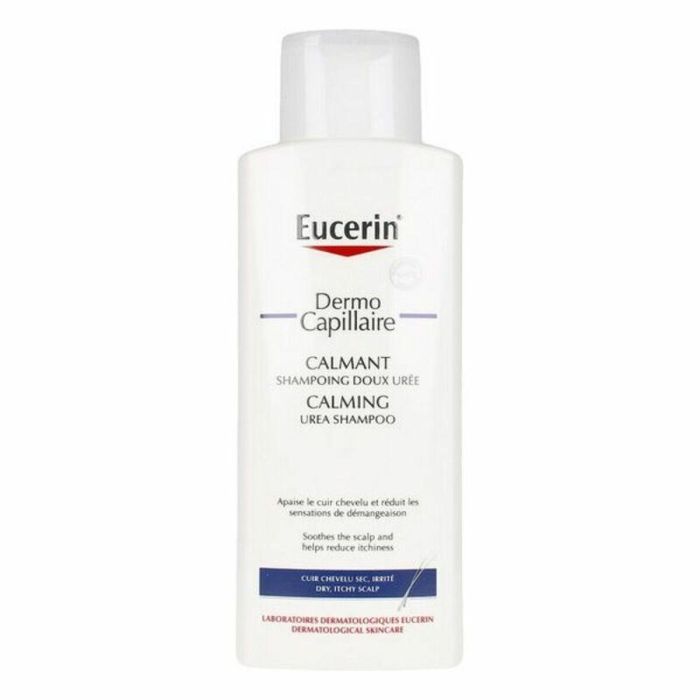 Eucerin DERMO CAPILLAIRE Champú Calmante Urea para Cuero Cabelludo Seco y Picazón Hidratante Sin Alcohol Sin Fragancia 250 ml Eucerin DERMO CAPILLAIRE Champú Calmante Urea para Cuero Cabelludo Seco y Picazón Hidratante Sin Alcohol Sin Fragancia 250 ml