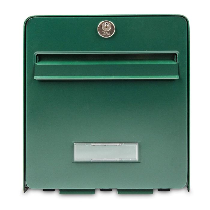 Burg Wachter Buzón de favoritos de acero galvanizado prelacado, 2 puertas, Verde, Anticorrosión, resistente a robos y pintura duradera Burg Wachter Buzón de favoritos de acero galvanizado prelacado, 2 puertas, Verde, Anticorrosión, resistente a robos y pintura duradera