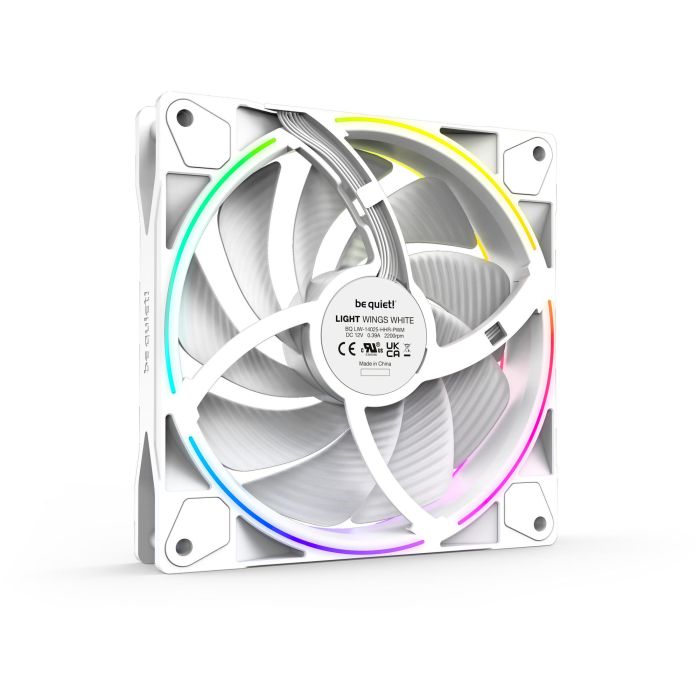 Be Quiet! LIGHT WINGS White PWM Triple-Pack Ventilador 140mm 2200 RPM Iluminación LED 3 Be Quiet! LIGHT WINGS White PWM Triple-Pack Ventilador 140mm 2200 RPM Iluminación LED 3
