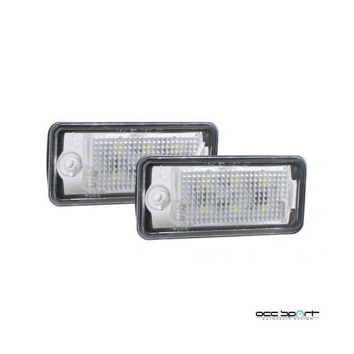 M-Tech LD-ADPA MTECCLP012 Luz de Matrícula LED para Audi A3, A4, A5, A6, A8, Q7 (Kit 2 Unidades)