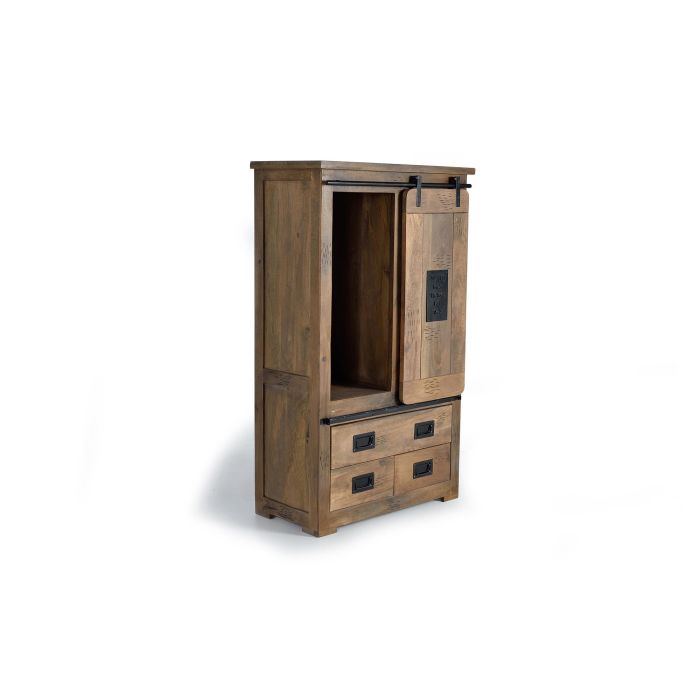 Giner y Colomer Armario Industrial de Madera de Mango con Metal, 150x90x45 cm 5