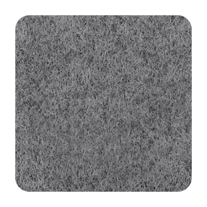 Herrajes Alk C100 Fieltro Adhesivo Cuadrado Gris 100mm - Antideslizante y Protector para Muebles y Suelos (Pack 6 Unidades) 1