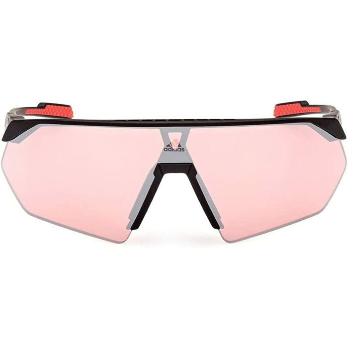 Marcolin Gafas de Sol ADIDAS SPORT SP0076 02E 125 mm, Shield, Negro Mate, Marrón, Mujer 1