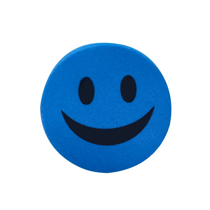 Liderpapel Borrador Magnético Pizarra Blanca Redondo 5 cm Diámetro Cara Sonriente Colores Surtidos 1