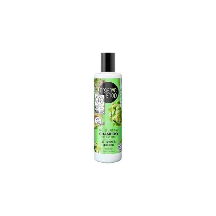 ORGANIC SHOP Champú Hidratante Cabello Seco con Alcachofa y Brócoli 280 ml