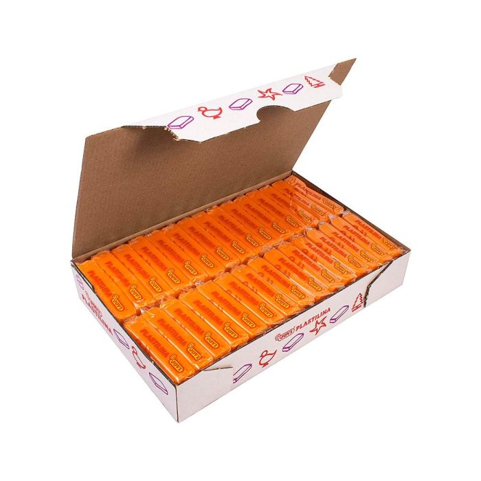 Plastilina Jovi 70 Naranja Unidad Tamaño Pequeño 5