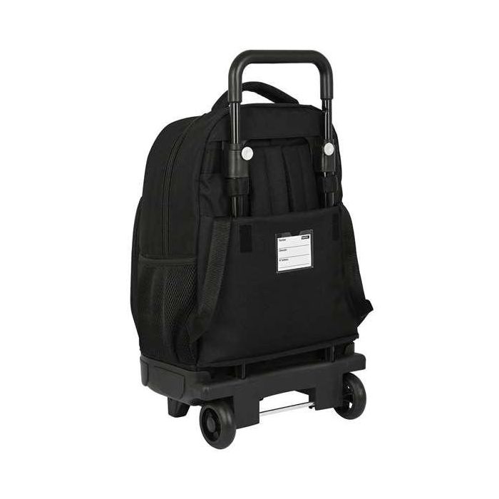 Mochila Escolar con Ruedas Safta Surf Negro (33 x 45 x 22 cm) 4