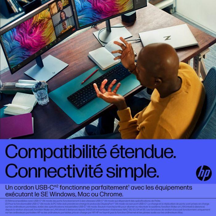 HP Thunderbolt Dock 120W G4 - Estación de Acoplamiento Thunderbolt 4 para hasta 4 Monitores 4K, Multi-OS, Mejora Productividad y Seguridad 12 HP Thunderbolt Dock 120W G4 - Estación de Acoplamiento Thunderbolt 4 para hasta 4 Monitores 4K, Multi-OS, Mejora Productividad y Seguridad 12